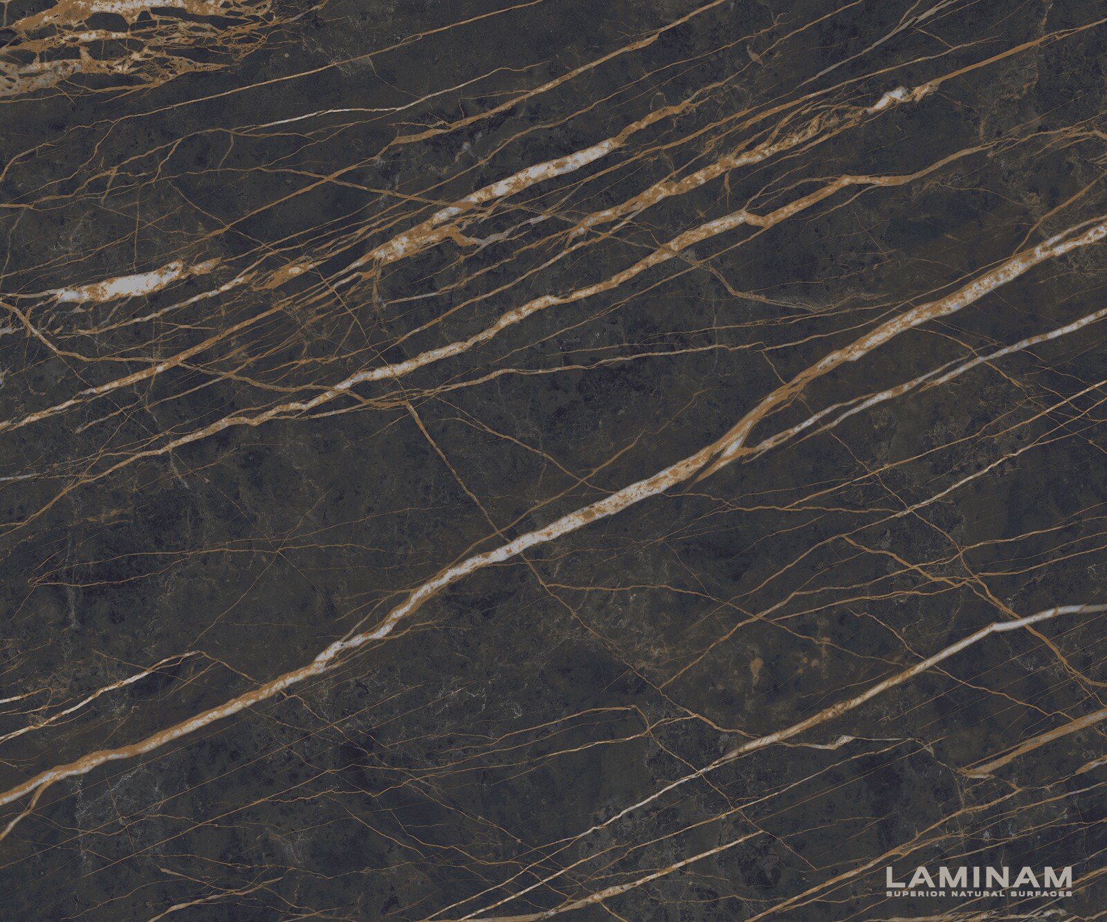Salontafel Edge rond 100x100 cm keramiek Laminam® Noir Desir bruin Conis metallic zilver 3
