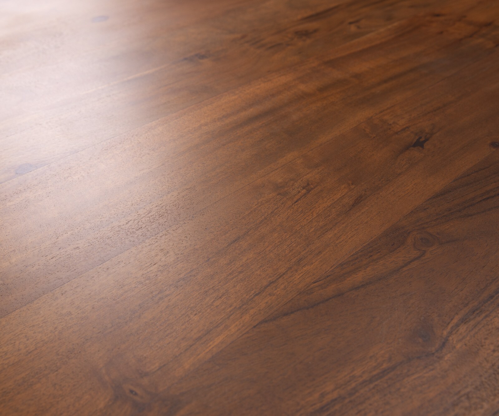 Eetkamertafel Edge 200x100 acacia bruin W-frame metaal effectafwerking titaan Live-Edge 3