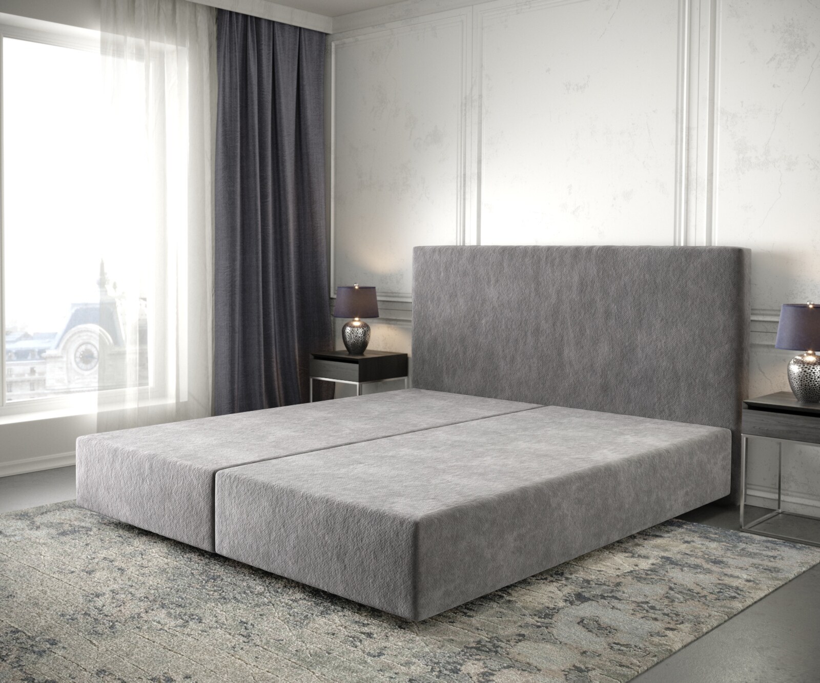 Boxspringframe Dream-Well zonder matras en topper bedframe  4