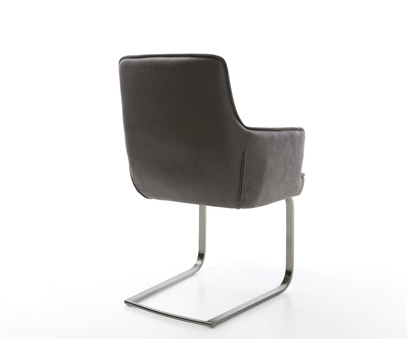 Sledemodel Heira-Flex met armleuning microvelours antraciet vintage sledemodel vlak grafiet pocketveer kern 4 Sledemodel Heira-Flex met armleuning microvelours antraciet vintage sledemodel vlak grafiet pocketveer kern 4