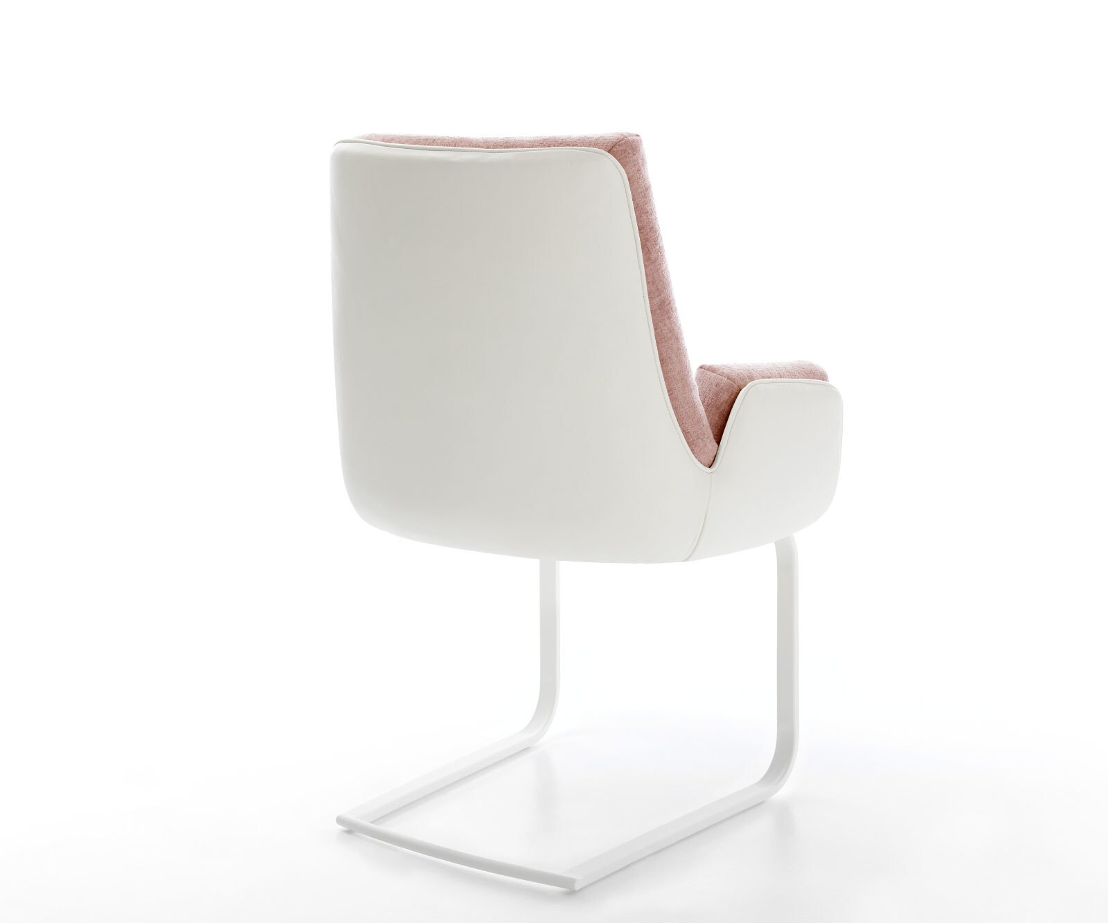 Sledemodel Clea-Flex materiaalmix echt leer wit-rosé sledemodel vlak wit 4 Sledemodel Clea-Flex materiaalmix echt leer wit-rosé sledemodel vlak wit 4