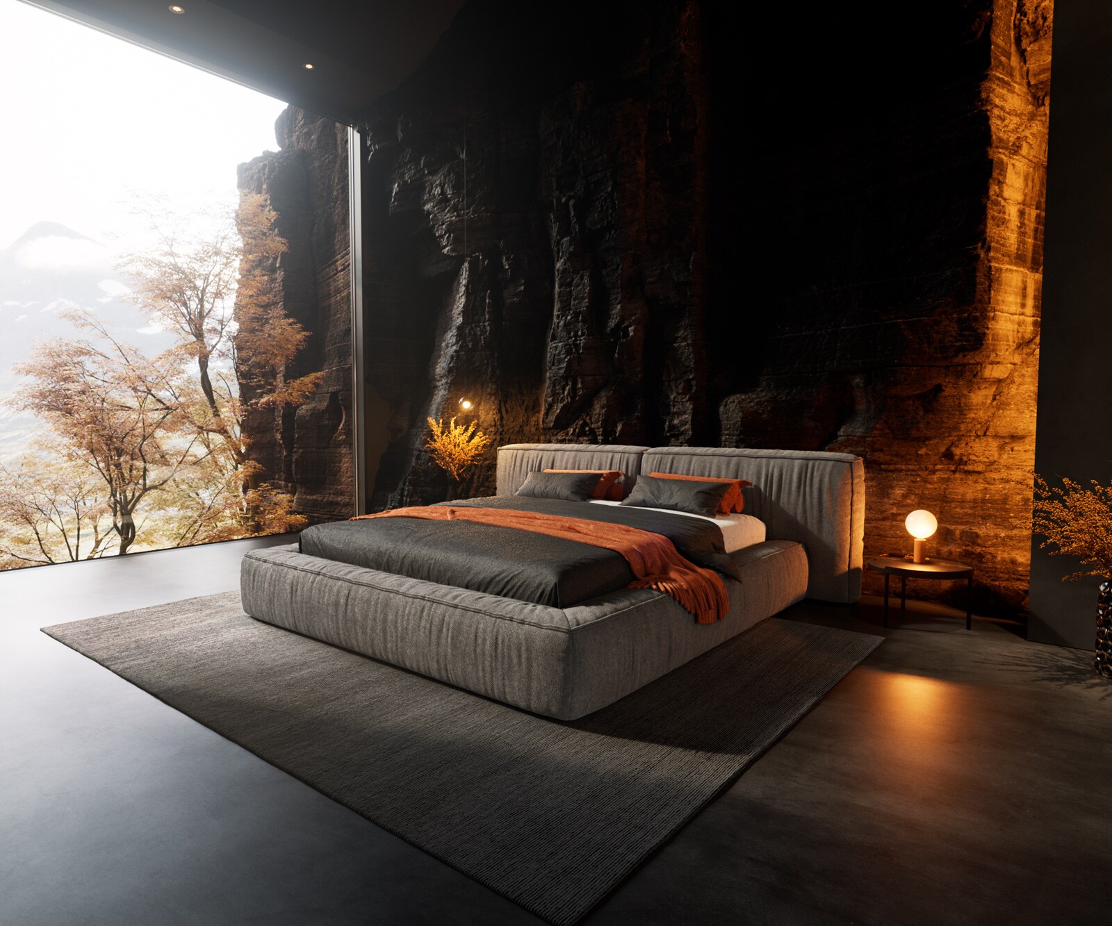 Coperti gestoffeerd bedframe