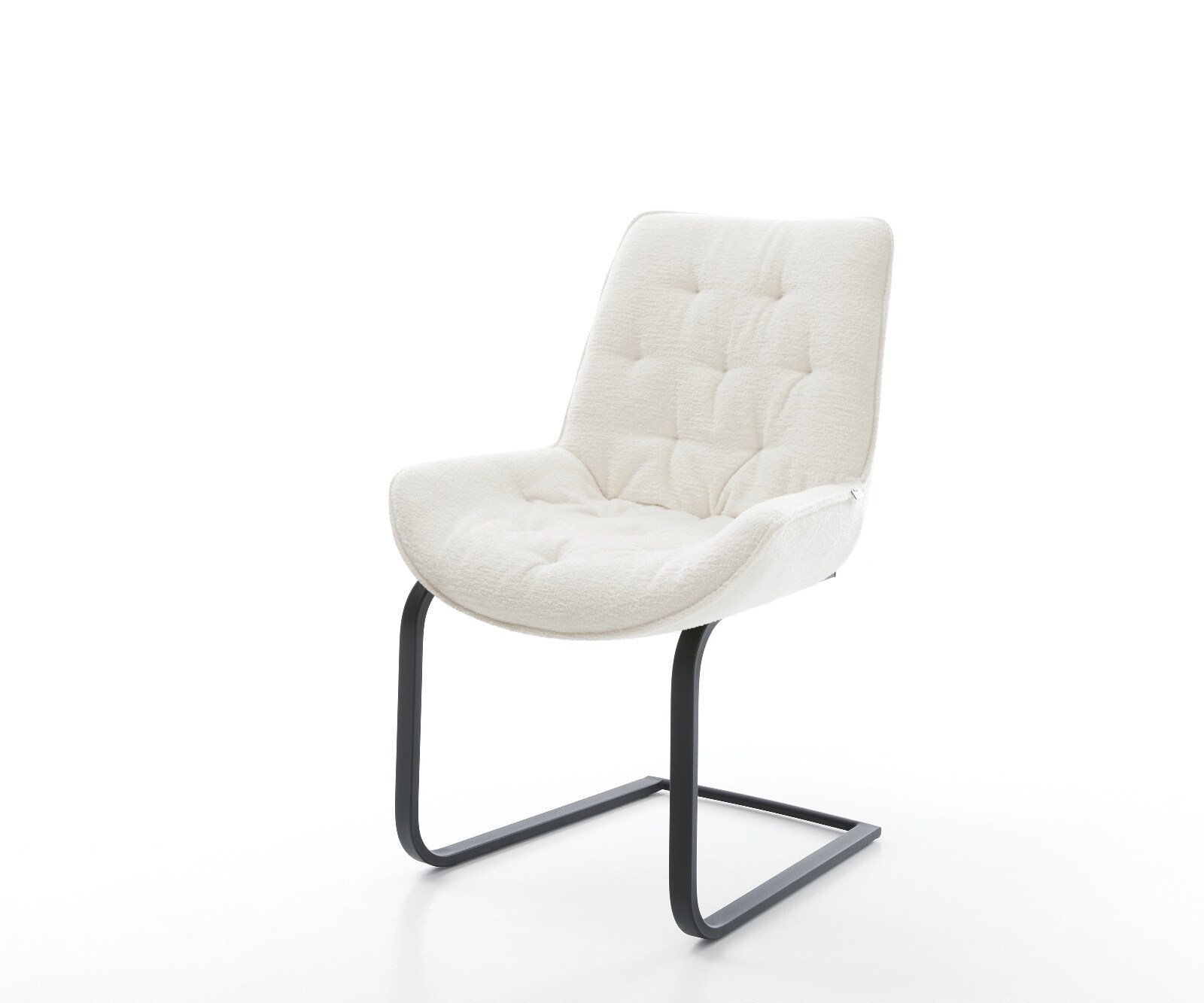 Sledemodel Taimi-Flex bouclé zacht beige sledemodel vlak zwart 1