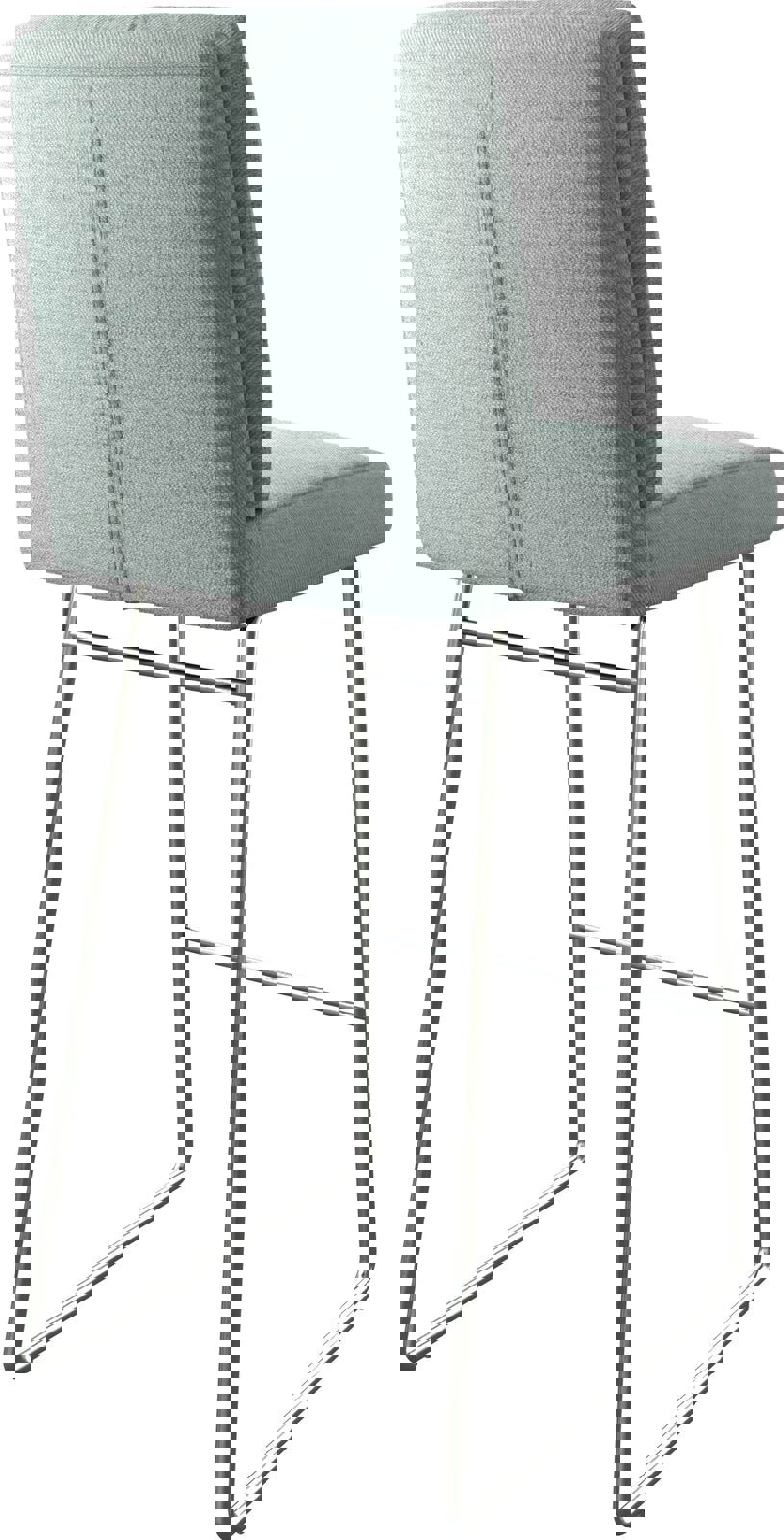 Barstoel Pela-Flex stripes mint slipframe roestvrij staal 4 Barstoel Pela-Flex stripes mint slipframe roestvrij staal 4