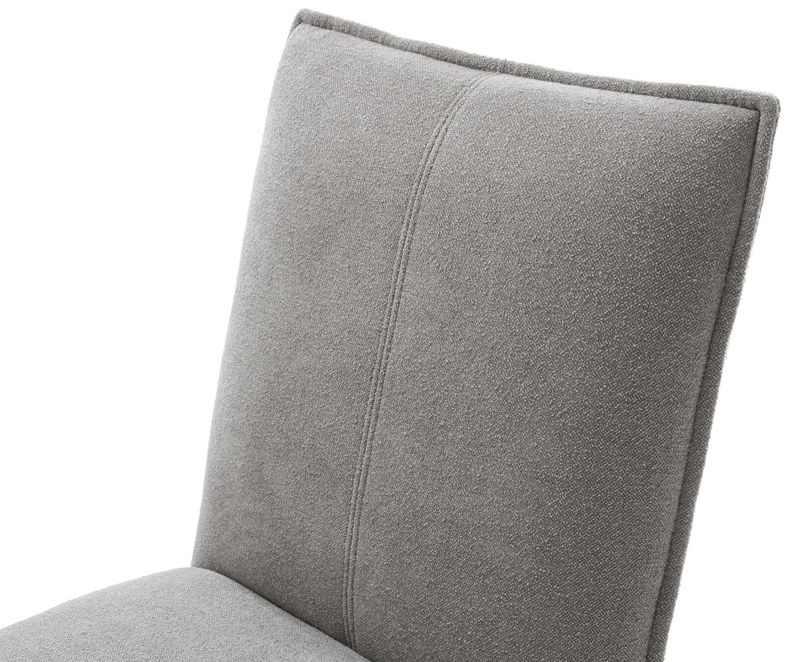 Sledemodel Lelio-Flex zachte stof met structuur grijs sledemodel vlak grafiet pocketveer kern 4