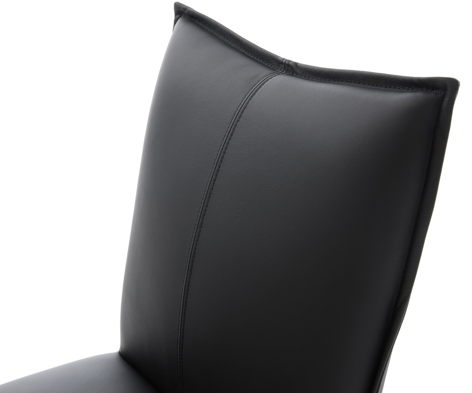 Sledemodel Lelio-Flex echt leer zwart sledemodel vlak afwerking met titanium pocketveer kern 4