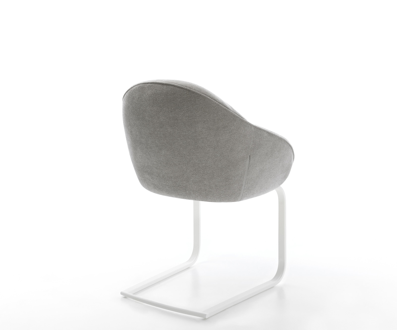 Sledemodel Gaio-Flex zachte stof met structuur grijs sledemodel vlak wit 4