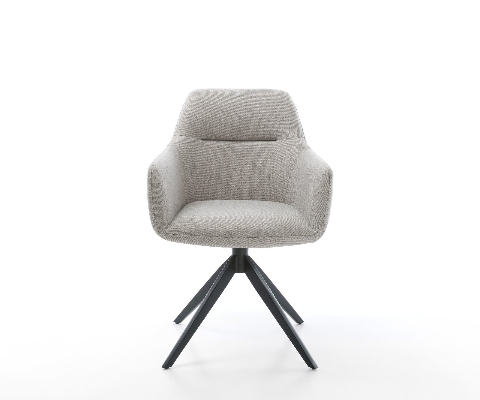 Draaistoel Pejo-Flex stripes lichtgrijs kruisframe breed zwart 360° draaibaar rocker-functie pocketveer kern 1 Draaistoel Pejo-Flex stripes lichtgrijs kruisframe breed zwart 360° draaibaar rocker-functie pocketveer kern 1
