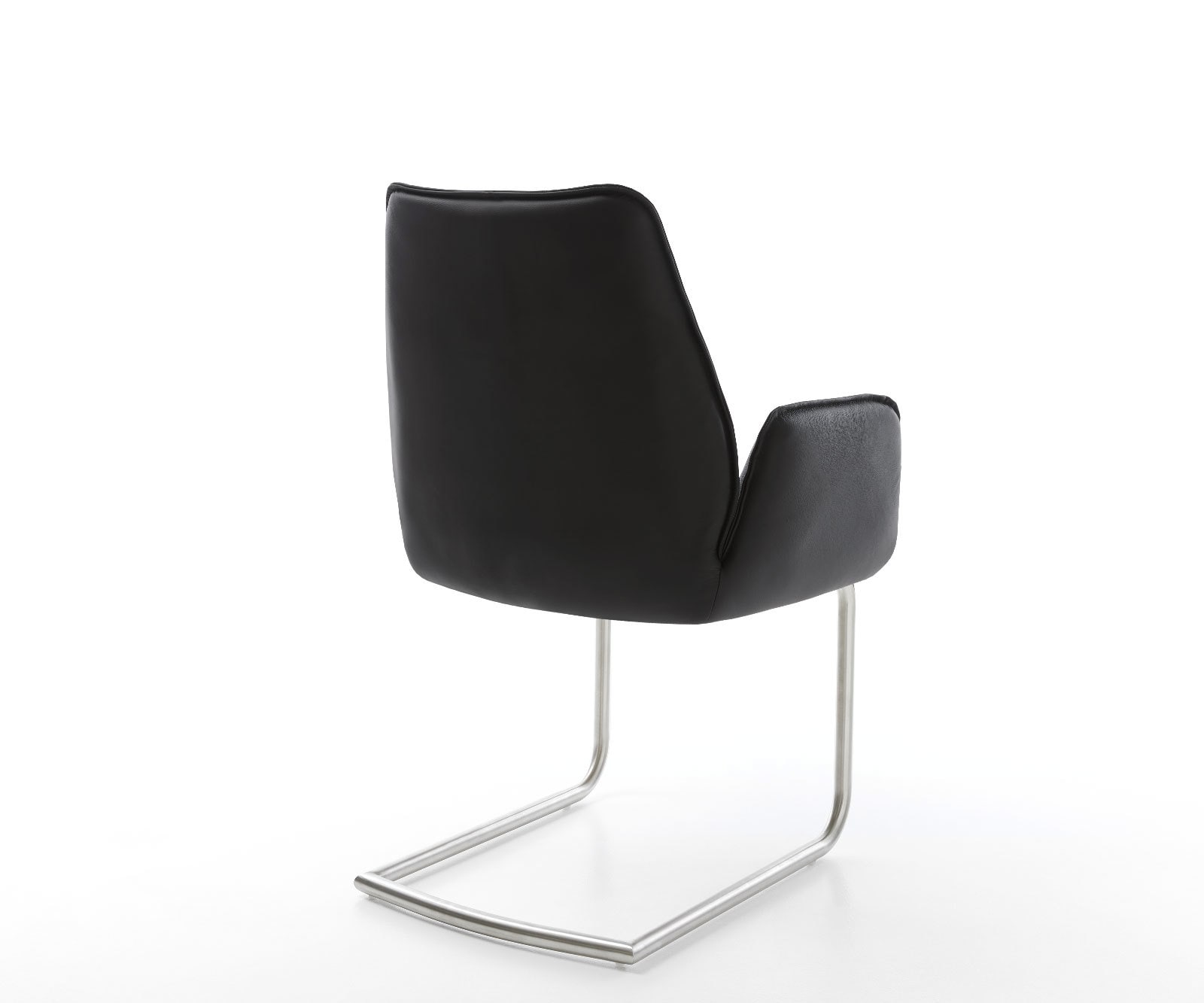 Sledemodel Zoa-Flex echt leer zwart sledemodel rond roestvrij staal pocketveer kern 4 Sledemodel Zoa-Flex echt leer zwart sledemodel rond roestvrij staal pocketveer kern 4