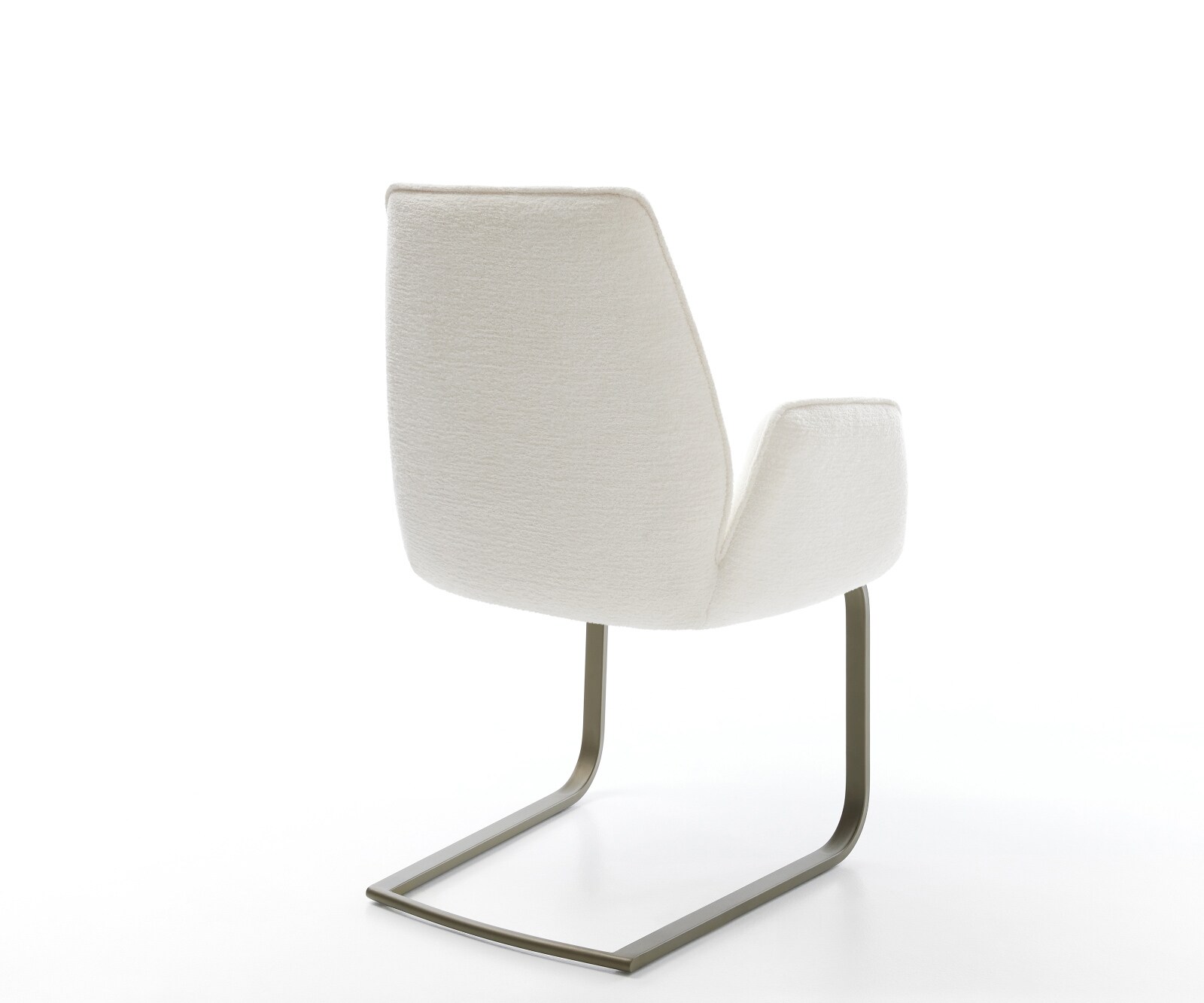 Sledemodel Zoa-Flex bouclé zacht beige sledemodel vlak afwerking met titanium pocketveer kern 4