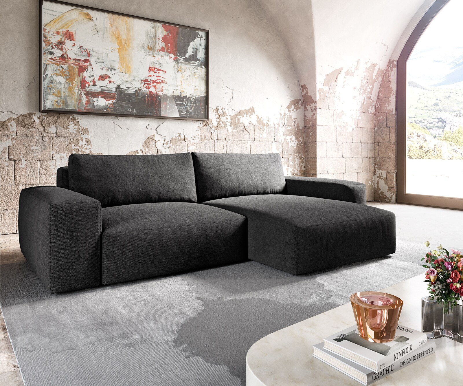 Hoekbank Lanzo Recamiere veriabel 5