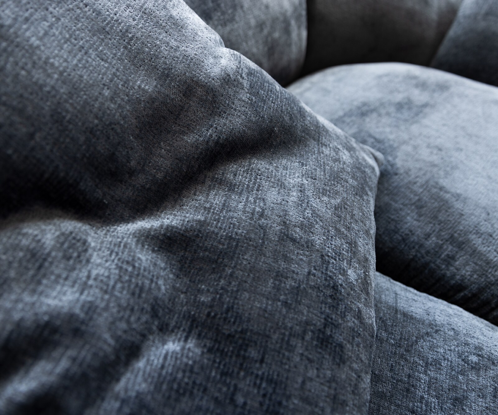 Big-sofa Lunna 360x175 cm chenille blauw 2 kussens 6