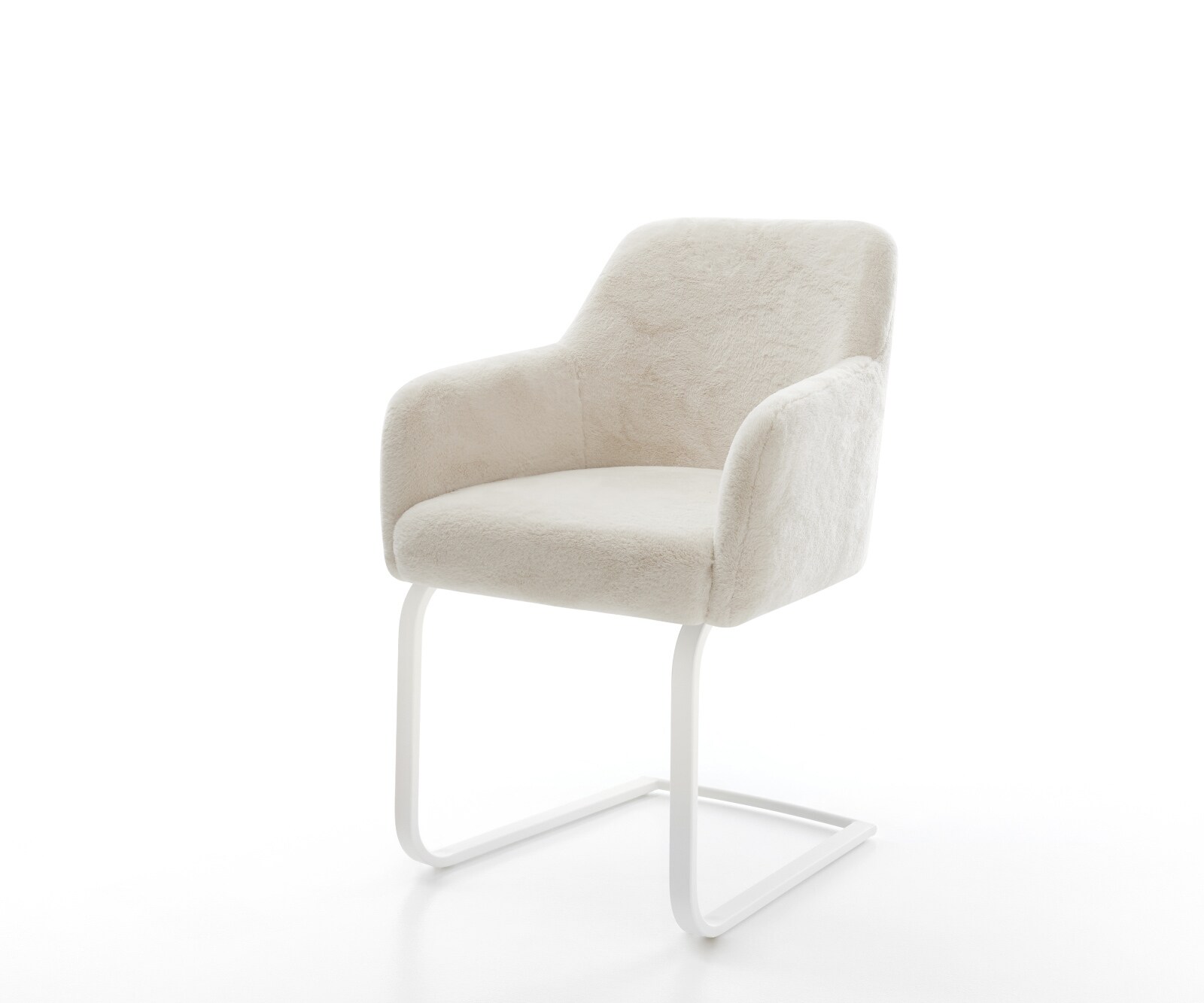 Sledemodel Greg-Flex pluchen crème-wit sledemodel vlak wit pocketveer kern 1