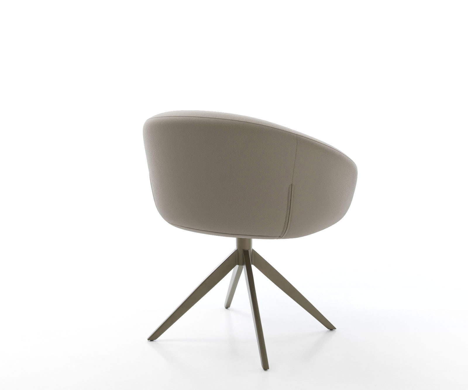 Draaistoel Vinka-Flex met armleuning echt leer mud kruisframe breed afwerking met titanium 360° draaibaar rocker-functie pocketveer kern 4 Draaistoel Vinka-Flex met armleuning echt leer mud kruisframe breed afwerking met titanium 360° draaibaar rocker-functie pocketveer kern 4