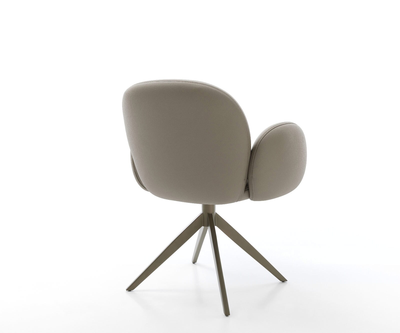 Draaistoel Nube-Flex met armleuning echt leer mud kruisframe breed afwerking met titanium 360° draaibaar rocker-functie pocketveer kern 4 Draaistoel Nube-Flex met armleuning echt leer mud kruisframe breed afwerking met titanium 360° draaibaar rocker-functie pocketveer kern 4