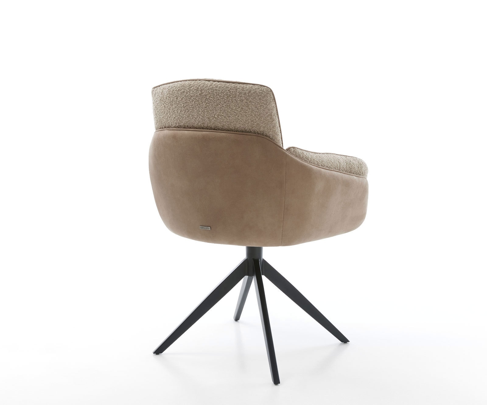 Draaistoel Luan-Flex met armleuning materiaalmix mud kruisframe breed zwart 360° draaibaar 3 Draaistoel Luan-Flex met armleuning materiaalmix mud kruisframe breed zwart 360° draaibaar 3