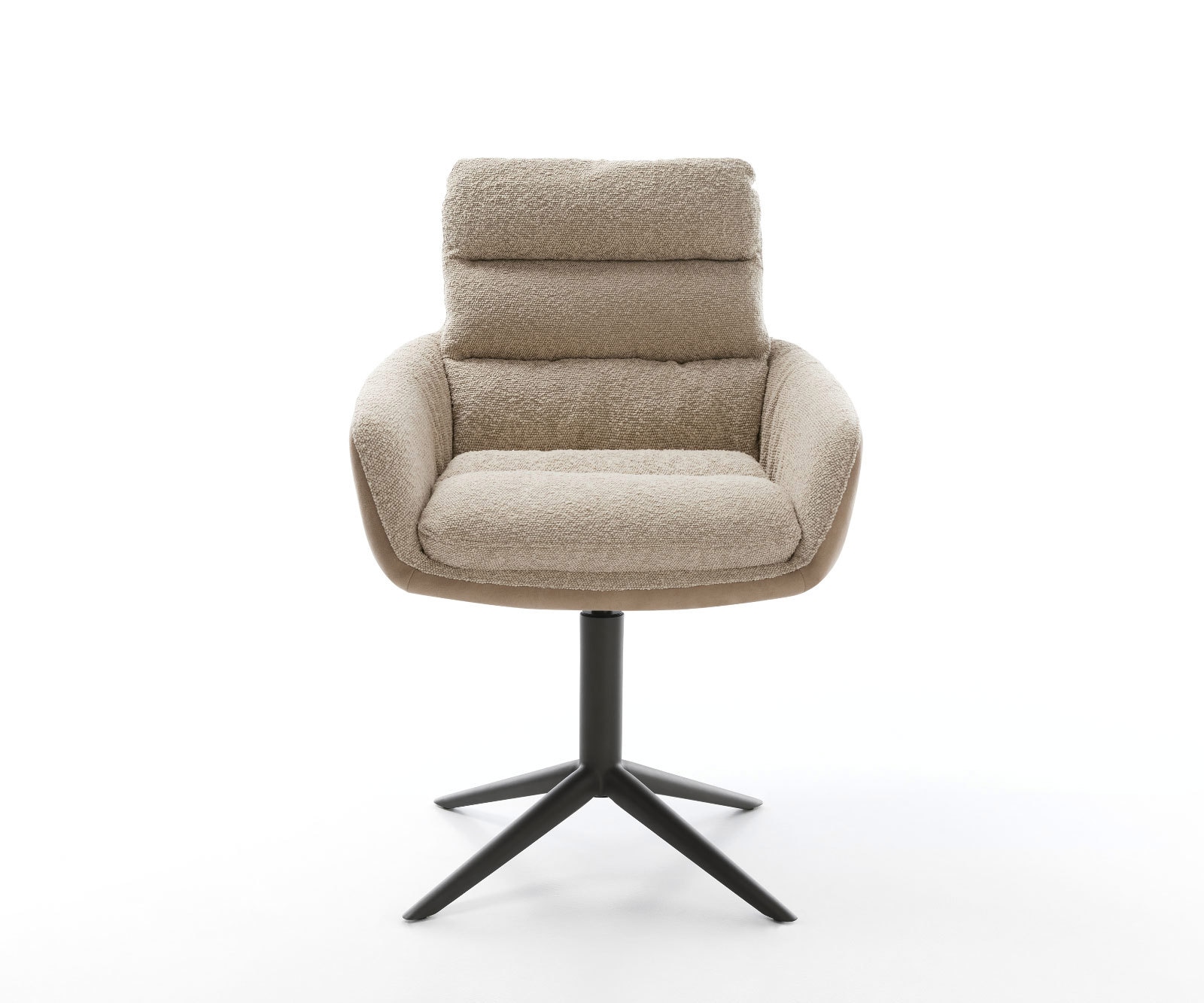 Draaistoel Abelia-Flex met armleuning materiaalmix mud kruispoot zwart 360° draaibaar rocker-functie 1 Draaistoel Abelia-Flex met armleuning materiaalmix mud kruispoot zwart 360° draaibaar rocker-functie 1