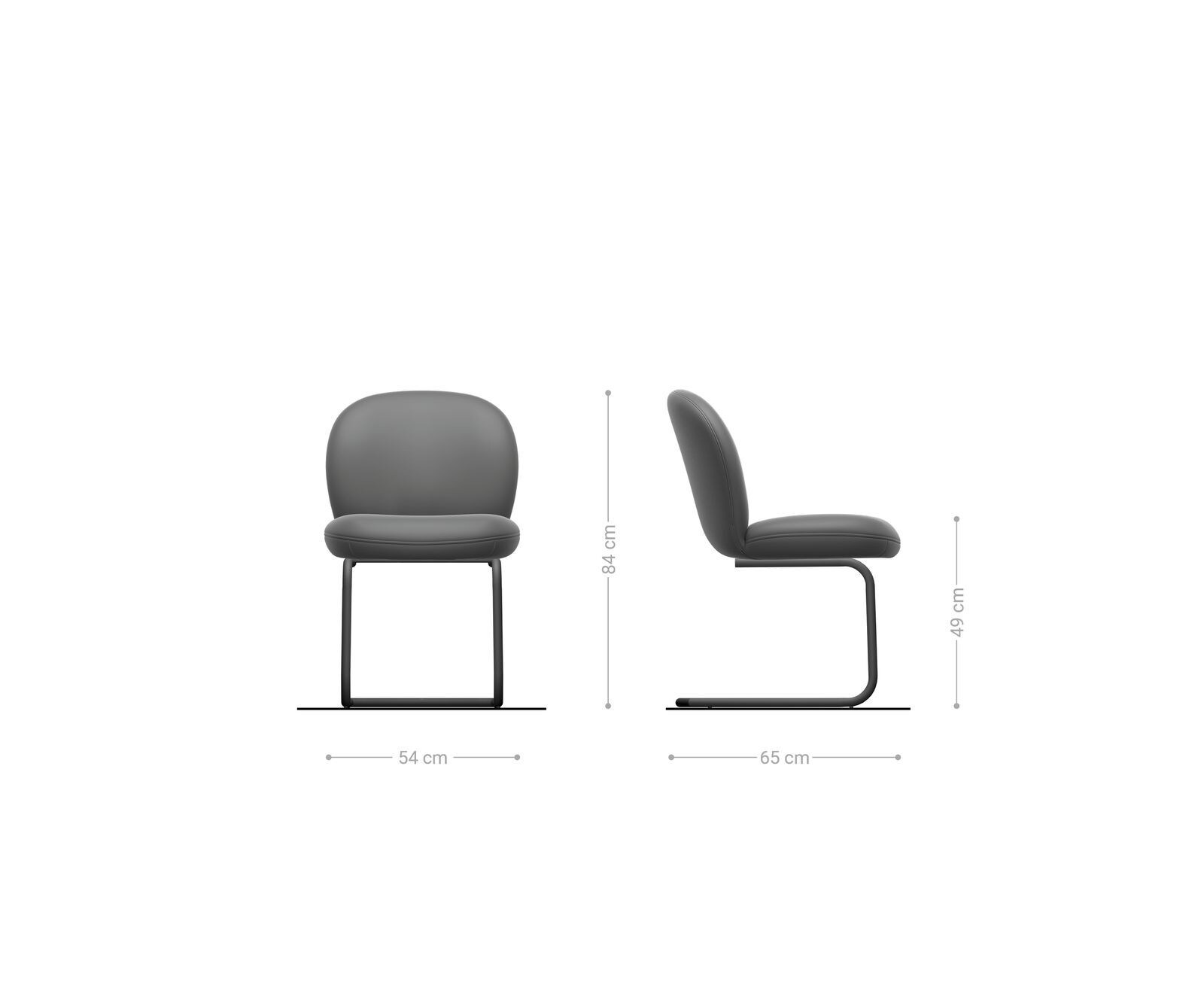 Sledemodel Nube-Flex met armleuning bouclé zilver grijs sledemodel rond zwart pocketveer kern 5 Sledemodel Nube-Flex met armleuning bouclé zilver grijs sledemodel rond zwart pocketveer kern 5