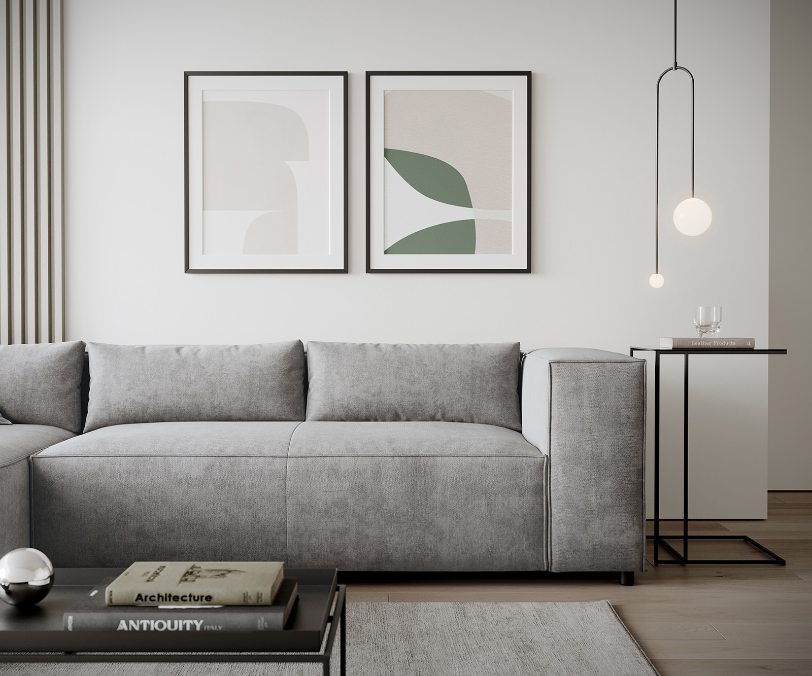 Hoekbank Brom 260x175 cm microvezel grijs recamiere links 6 Hoekbank Brom 260x175 cm microvezel grijs recamiere links 6