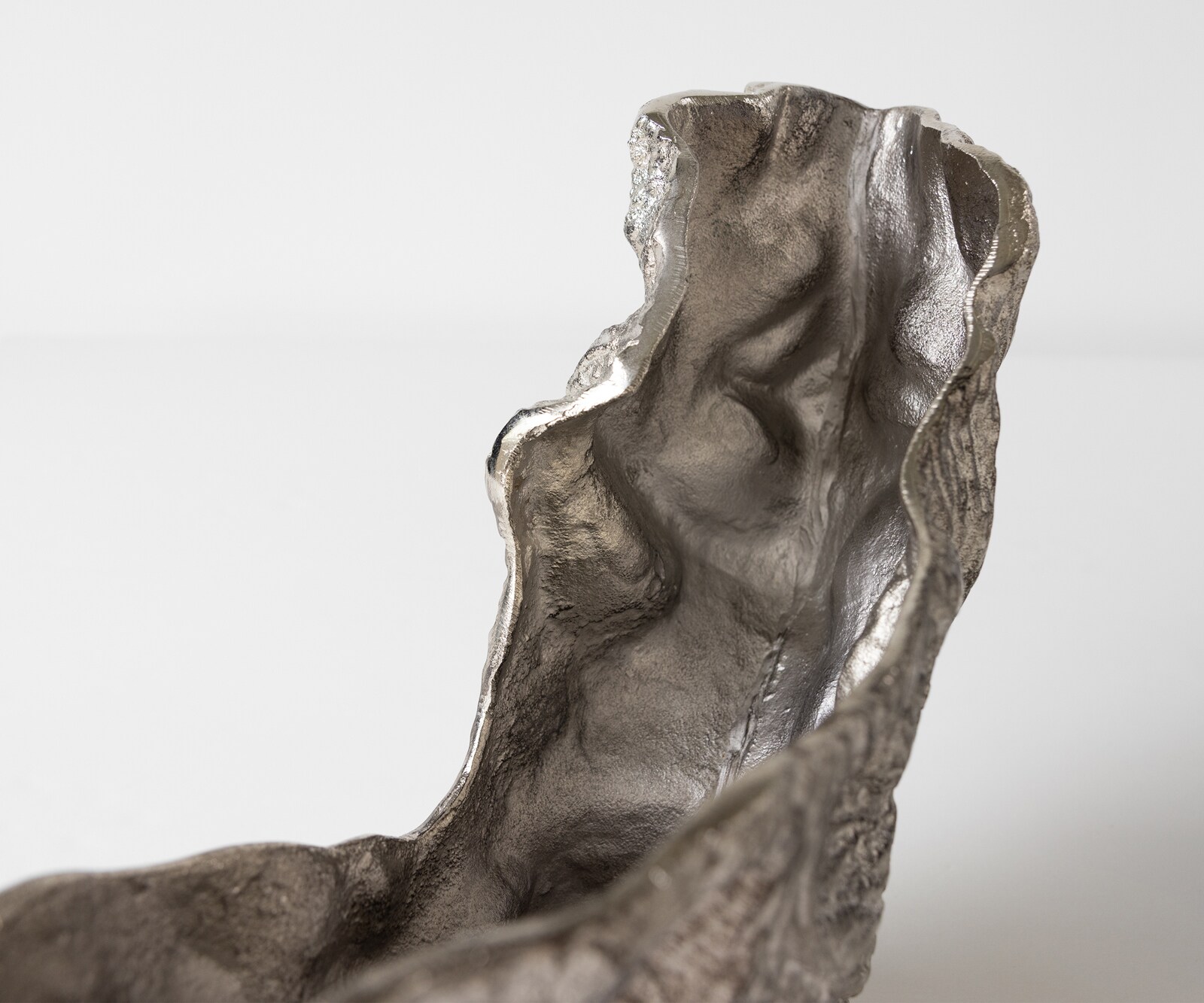 Vaas Alaris B44 x D13 x H31 cm Aluminium Platin Handgemaakt 5
