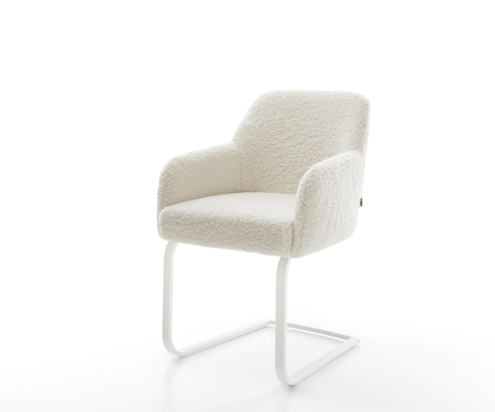 Sledemodel Greg-Flex teddy beige sledemodel vlak wit pocketveer kern