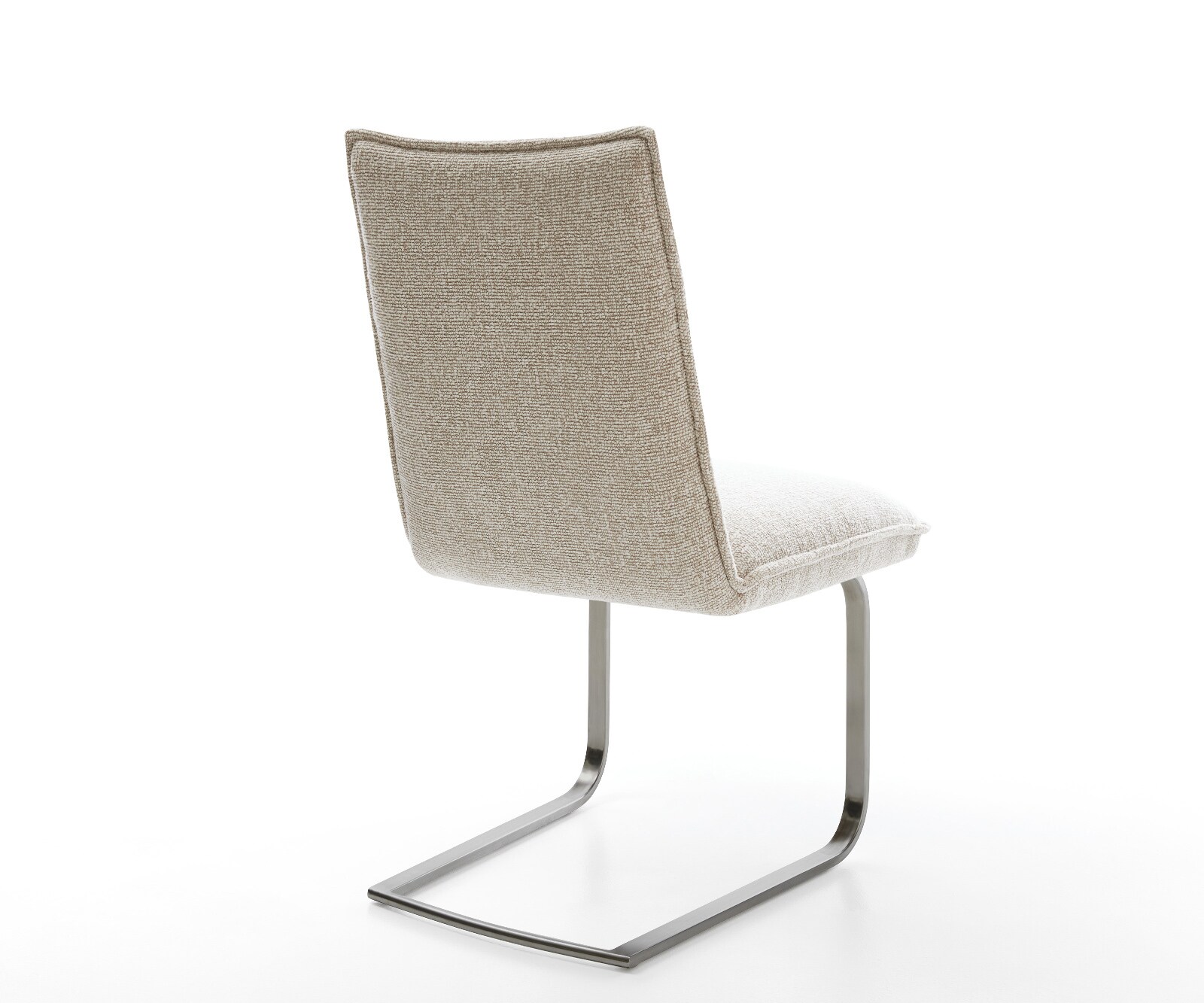 Sledemodel Lelio-Flex geweven stof beige sledemodel vlak grafiet pocketveer kern 4