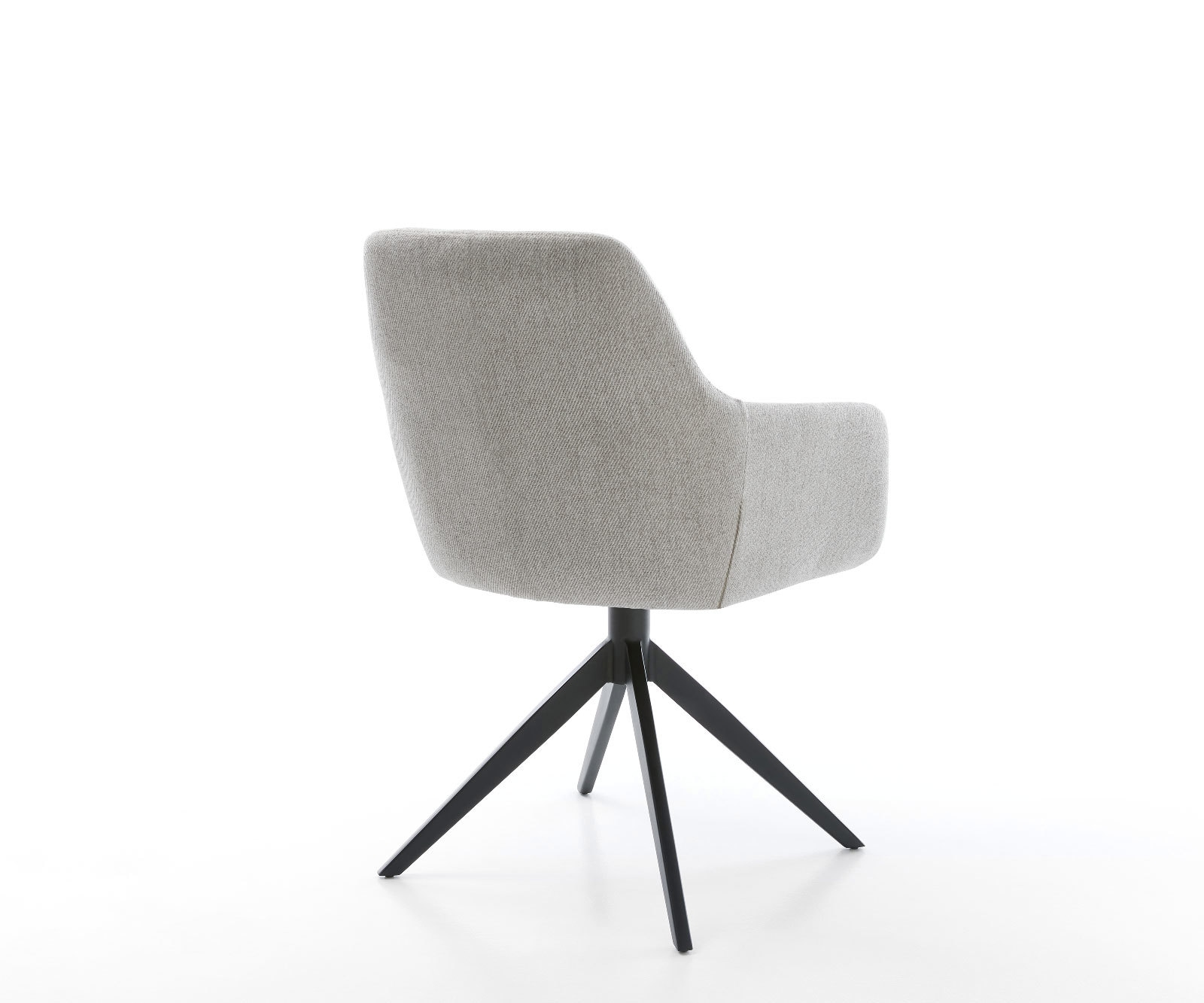 Draaistoel Pejo-Flex stripes lichtgrijs kruisframe breed zwart 360° draaibaar rocker-functie pocketveer kern 4 Draaistoel Pejo-Flex stripes lichtgrijs kruisframe breed zwart 360° draaibaar rocker-functie pocketveer kern 4