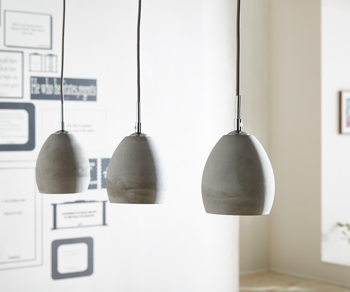 Hanglamp Cirillo 70x15 grijs 3 tinten beton 1