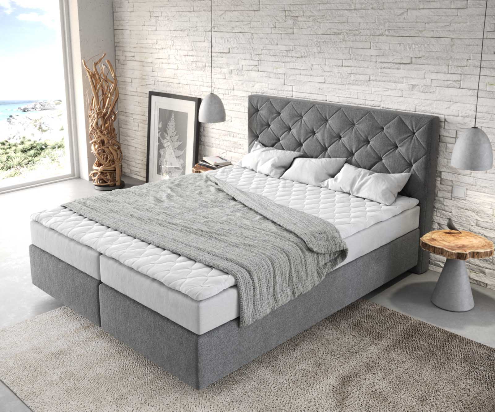 Boxspringbed Dream-Great 160x200 microvezel antraciet 3