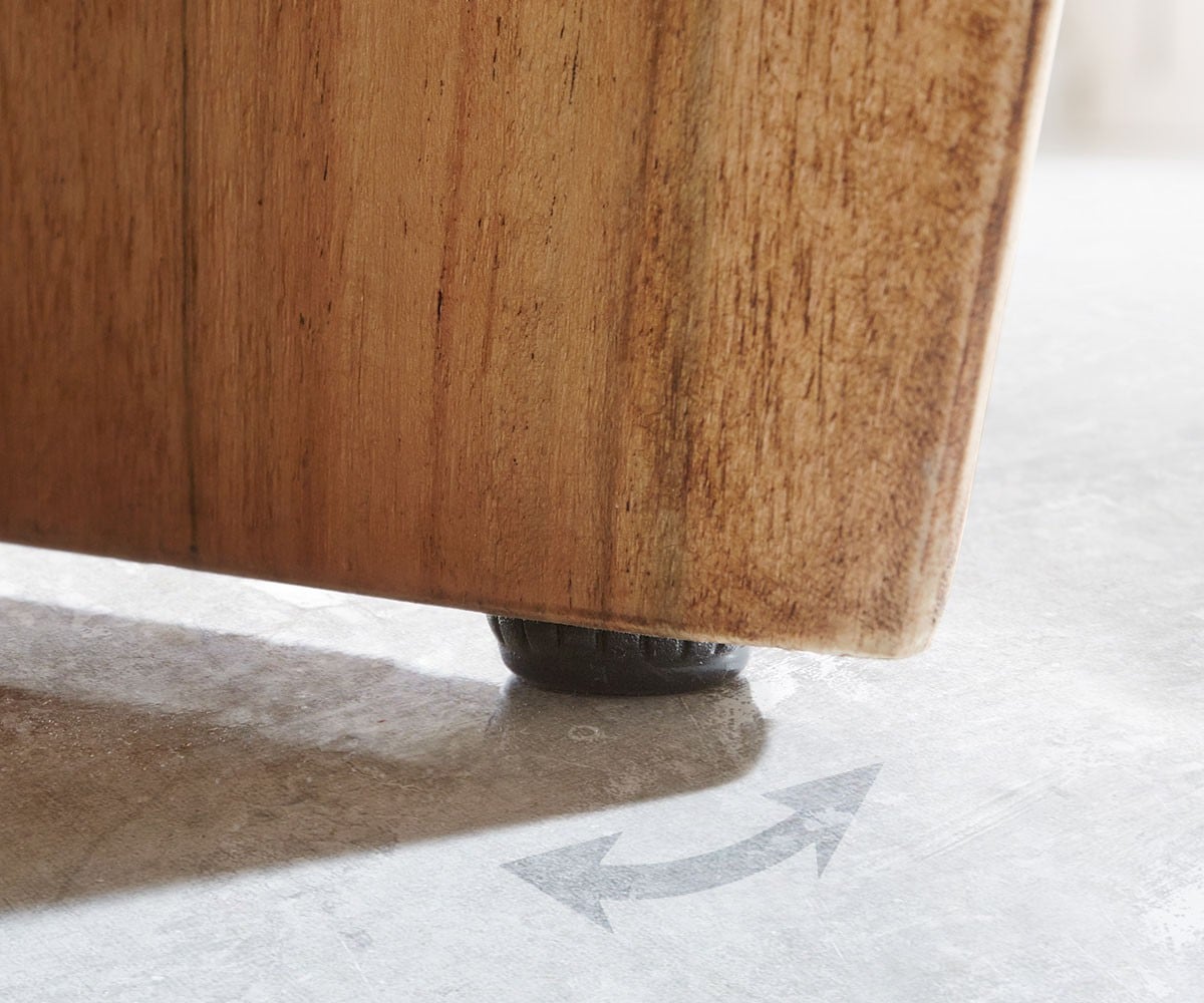 Dressoir Live-Edge acacia natuur 145 cm 3 deuren 7