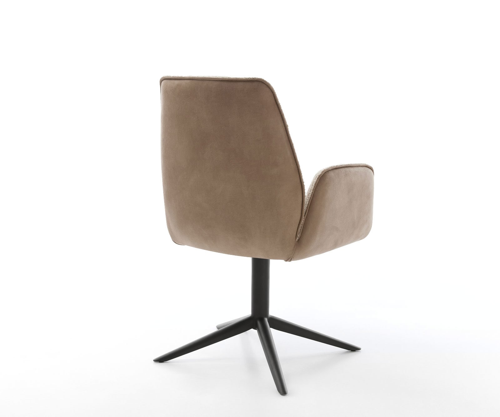 Draaistoel Zoa-Flex materiaalmix mud kruispoot zwart 360° draaibaar rocker-functie pocketveer kern 4 Draaistoel Zoa-Flex materiaalmix mud kruispoot zwart 360° draaibaar rocker-functie pocketveer kern 4