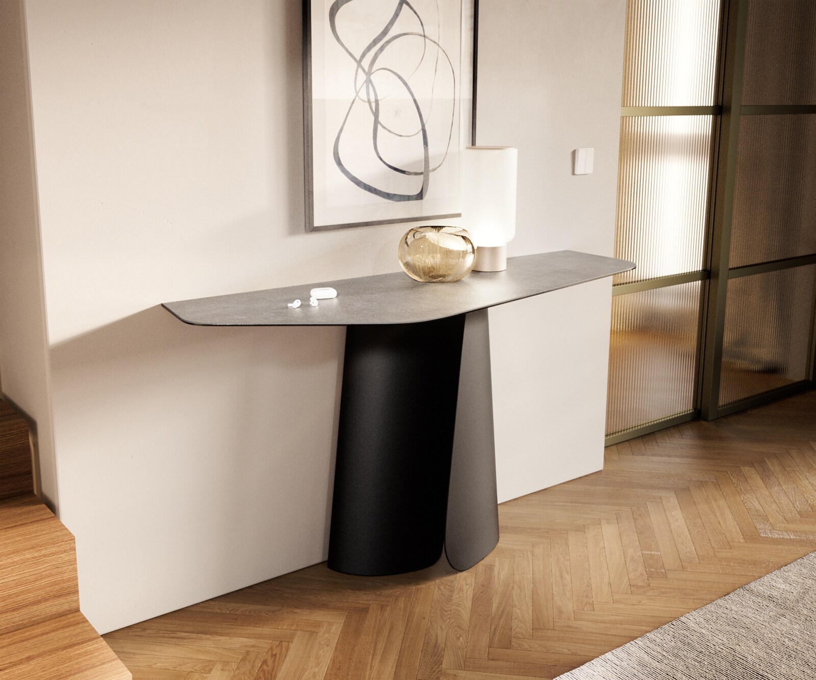 Consoletafel Edge keramiek polygonale vorm 5
