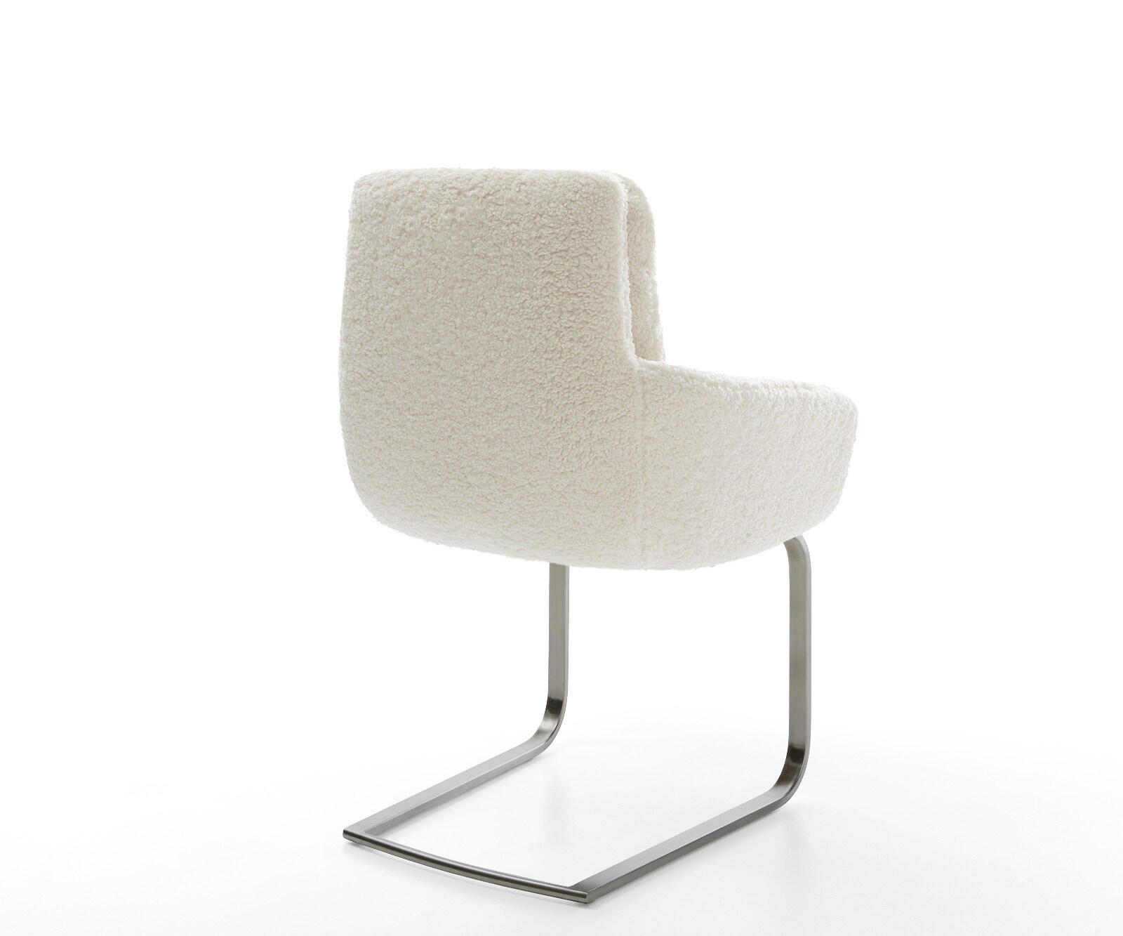 Sledemodel Abelia-Flex met armleuning teddy beige sledemodel vlak grafiet 4