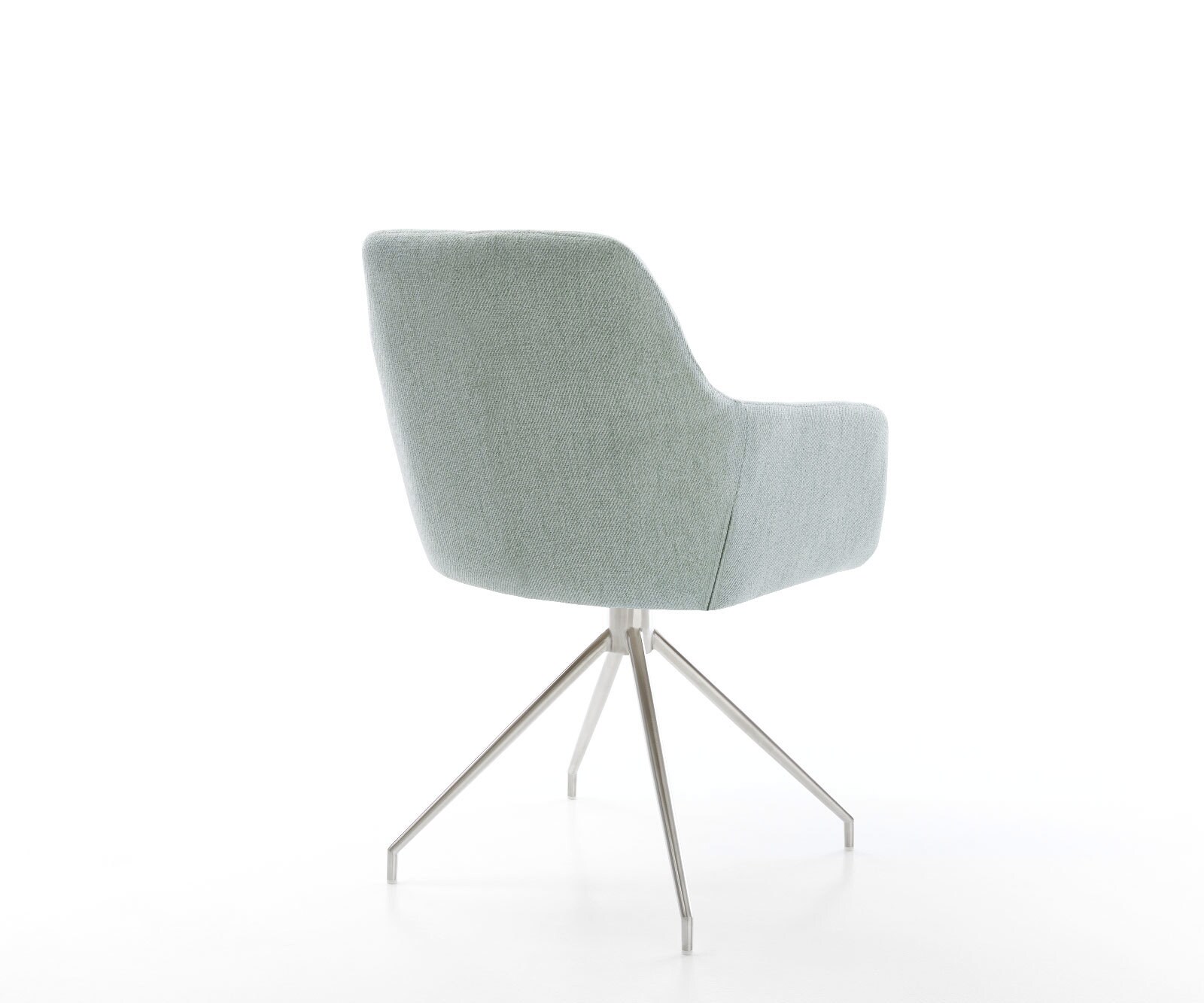 Eetkamerstoel Pejo-Flex stripes mint kruisframe conisch roestvrij staal pocketveer kern 4 Eetkamerstoel Pejo-Flex stripes mint kruisframe conisch roestvrij staal pocketveer kern 4