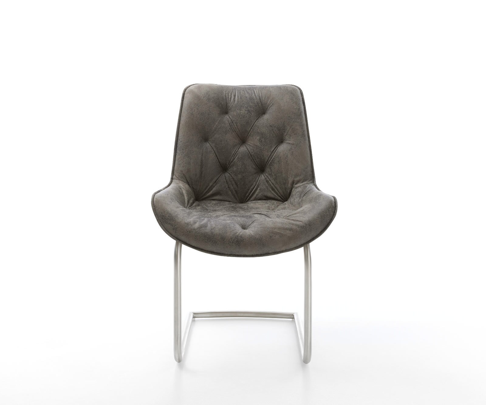 Sledemodel Taimi-Flex microvelours grijs antiek sledemodel rond roestvrij staal 2 Sledemodel Taimi-Flex microvelours grijs antiek sledemodel rond roestvrij staal 2