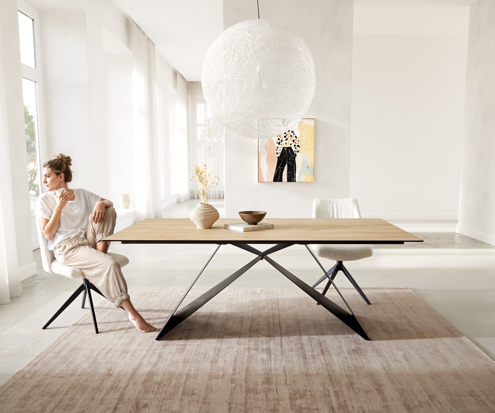 V-frame vlak staal metaal zwart voor tafelbladen vanaf 200 cm 2 V-frame vlak staal metaal zwart voor tafelbladen vanaf 200 cm 2