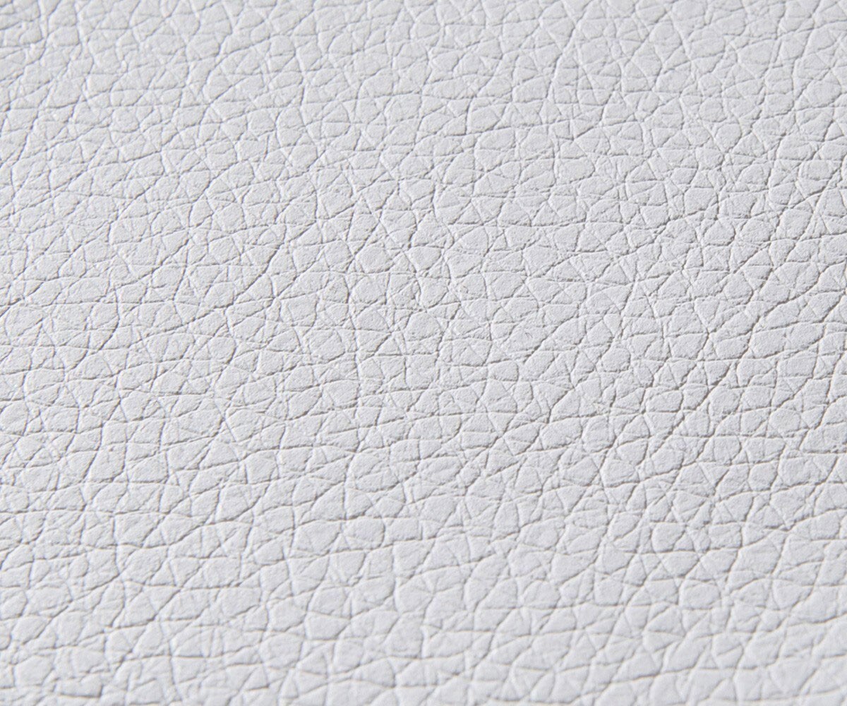 Stofstaal kunstleer wit 5 Stofstaal kunstleer wit 5