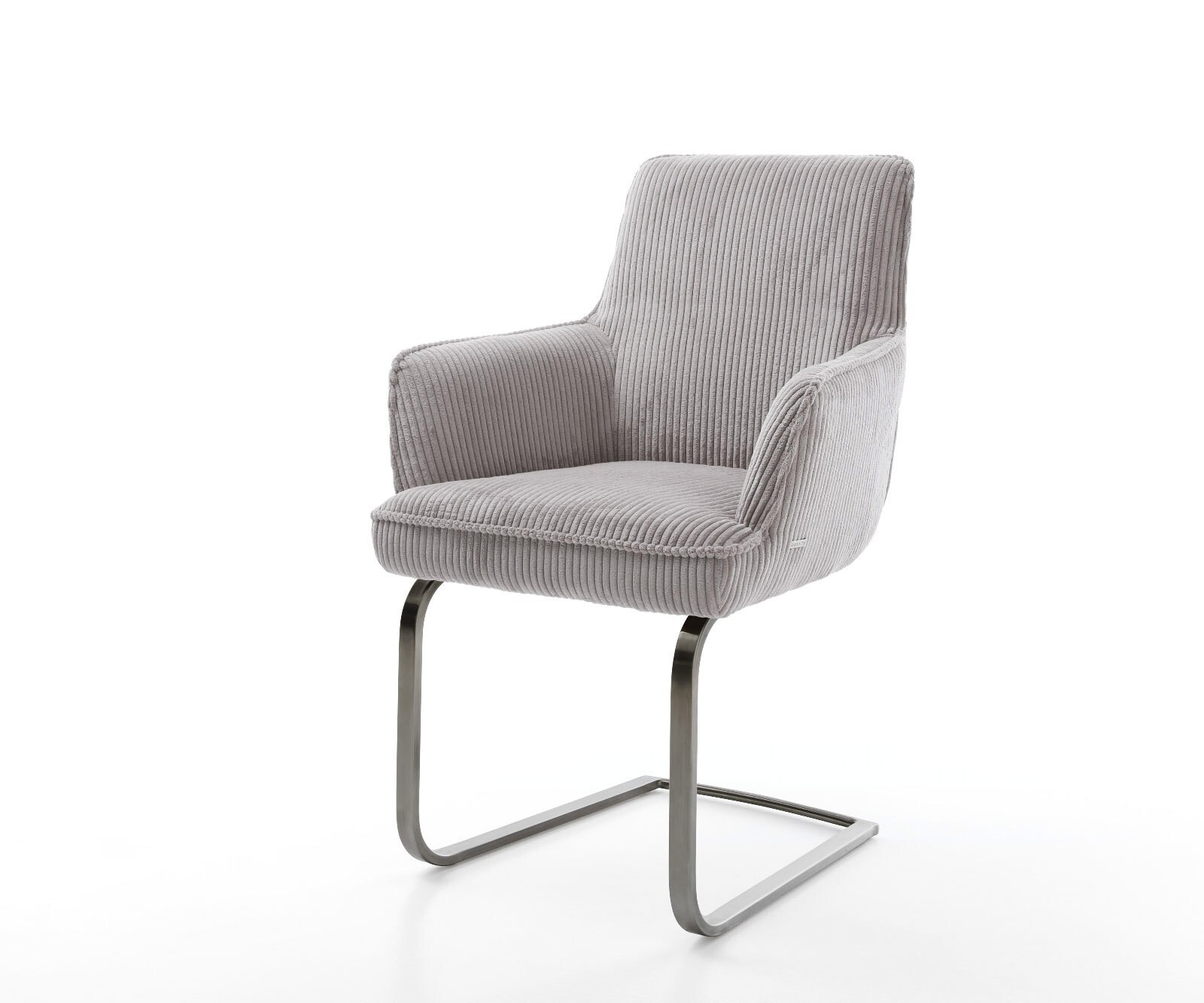 Sledemodel Heira-Flex met armleuning koord zilver grijs sledemodel vlak grafiet pocketveer kern Sledemodel Heira-Flex met armleuning koord zilver grijs sledemodel vlak grafiet pocketveer kern