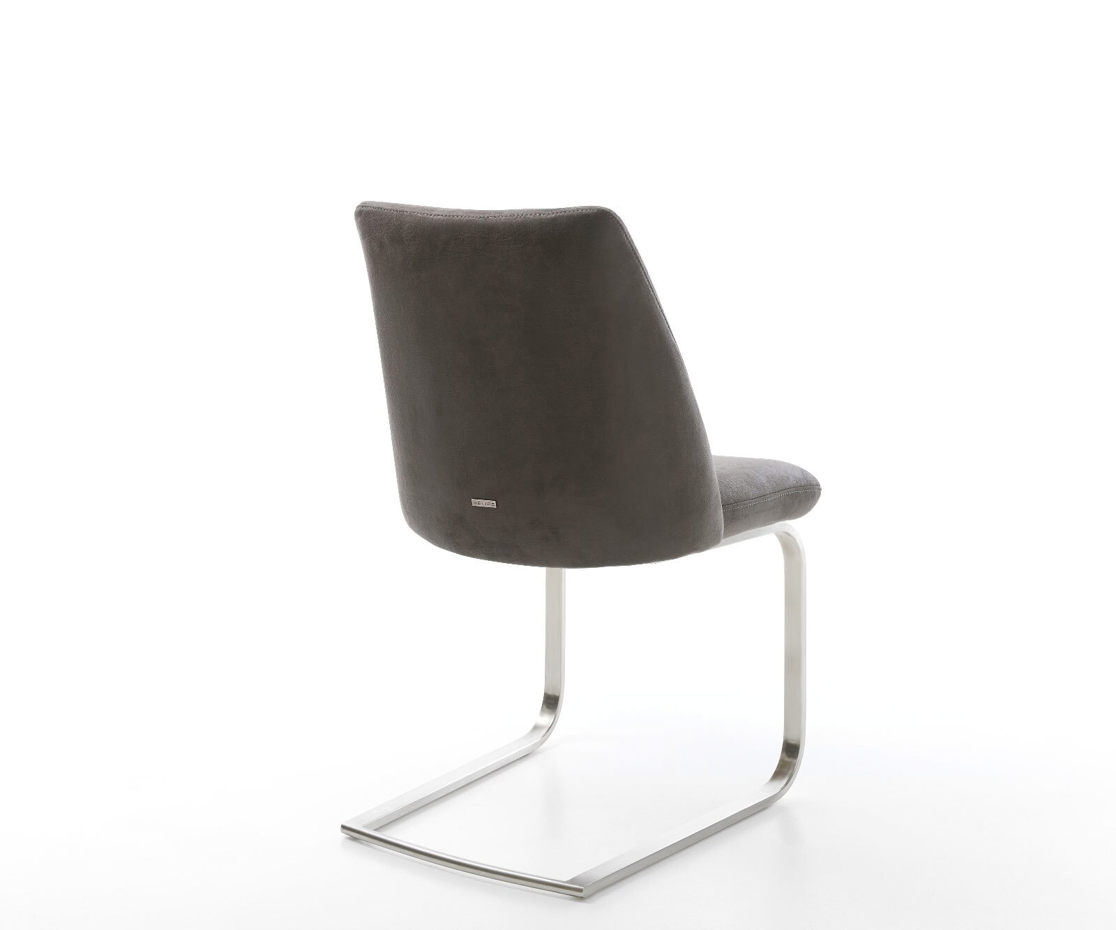 Sledemodel Elso-Flex microvelours antraciet vintage sledemodel vlak roestvrij staal pocketveer kern 5