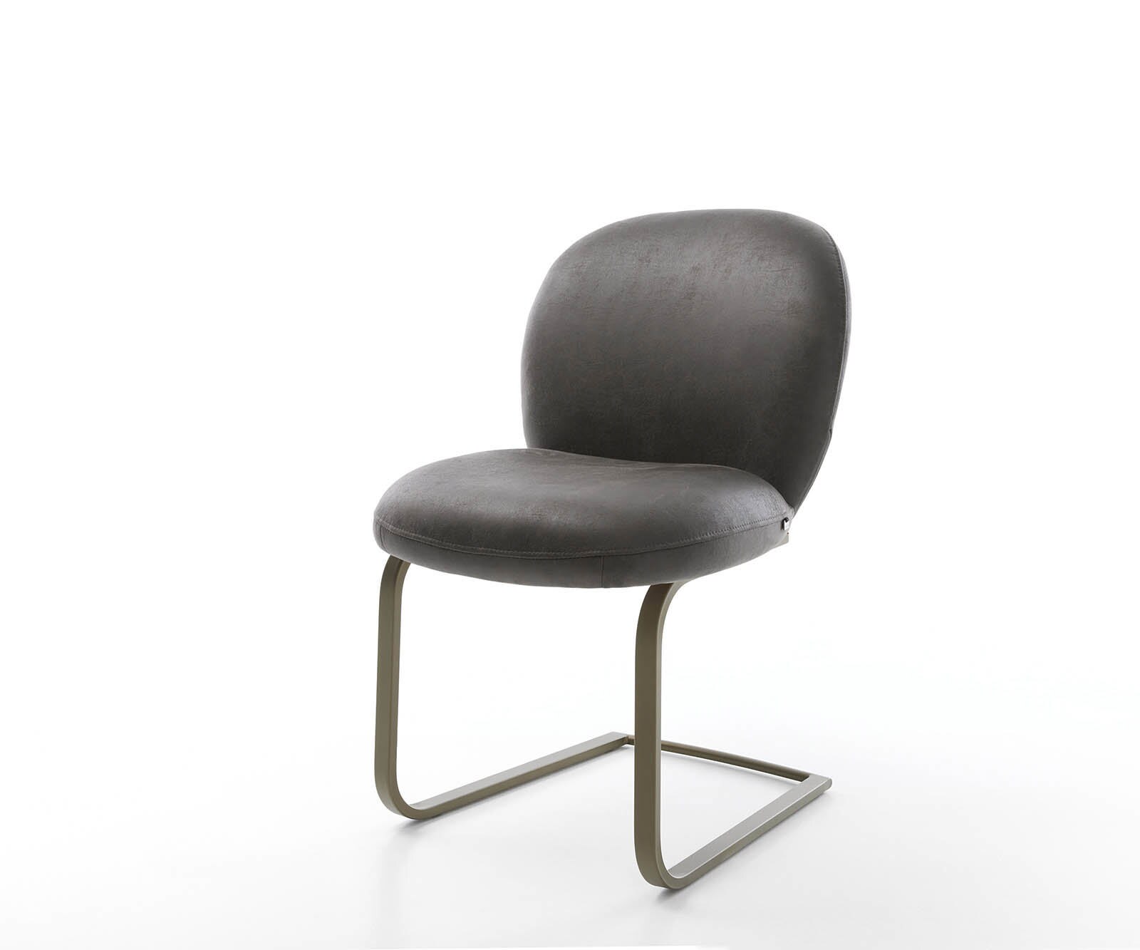 Sledemodel Nube-Flex microvelours antraciet vintage sledemodel vlak afwerking met titanium pocketveer kern 1