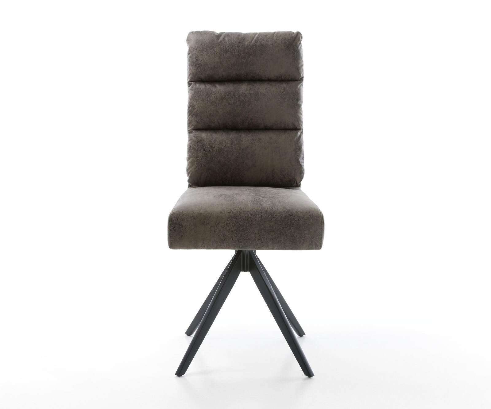 Eetkamerstoel Pela-Flex microvelours grijs antiek kruisframe hoekig zwart pocketveer kern 1 Eetkamerstoel Pela-Flex microvelours grijs antiek kruisframe hoekig zwart pocketveer kern 1