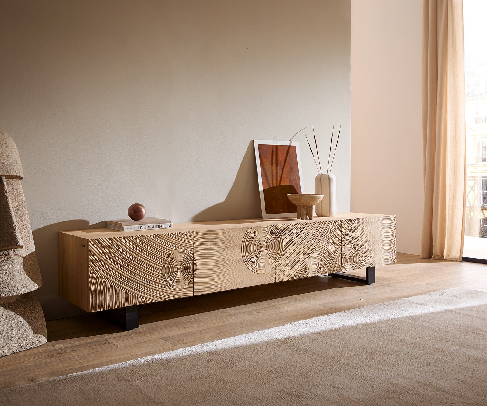 Tv-meubel Ashara 3D effect 3