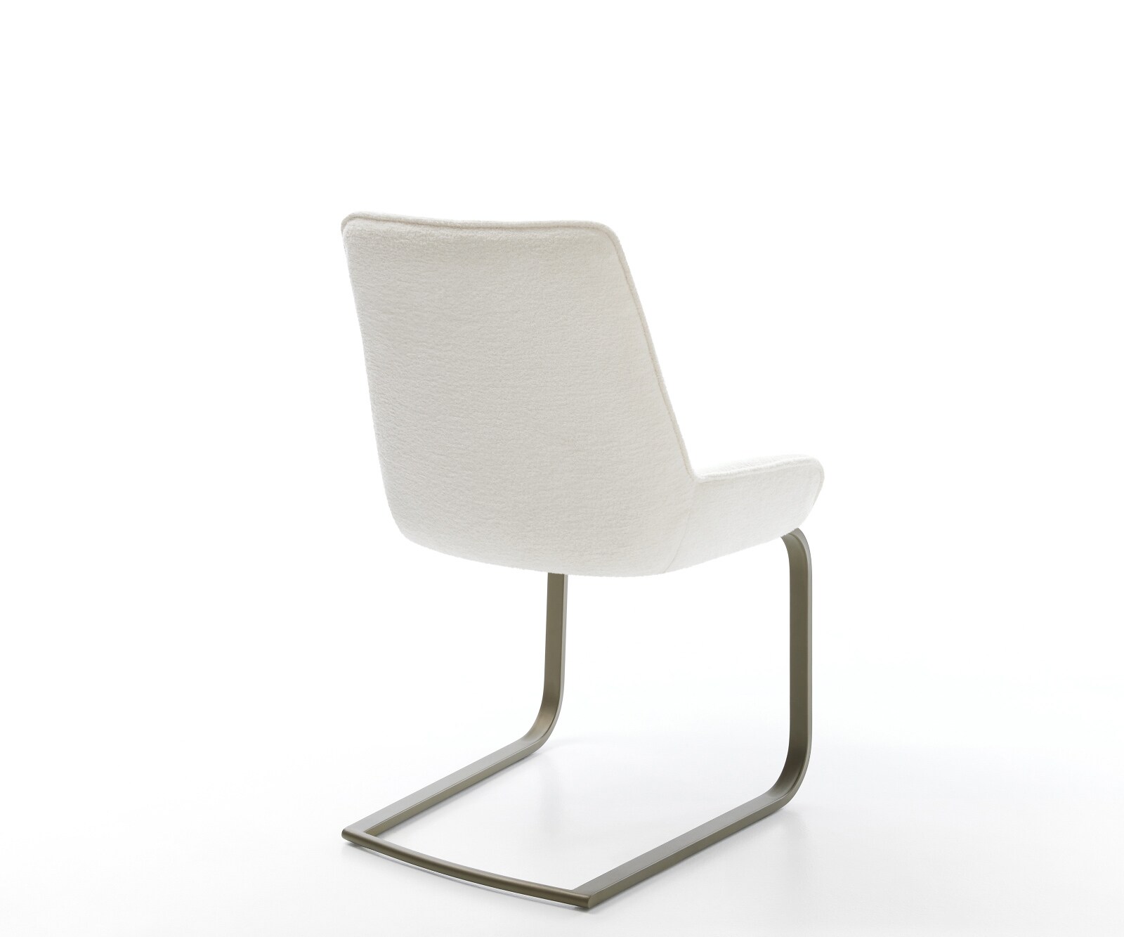 Sledemodel Taimi-Flex bouclé zacht beige sledemodel vlak afwerking met titanium 5