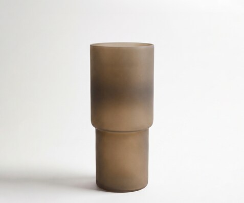 Vaas Columna B18 x D18 x H40 cm Glas Aurum Mondgeblazen