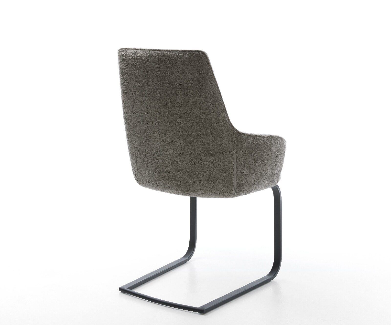 Sledemodel Zelia-Flex met armleuning bouclé zacht mud sledemodel vlak grafiet pocketveer kern 5