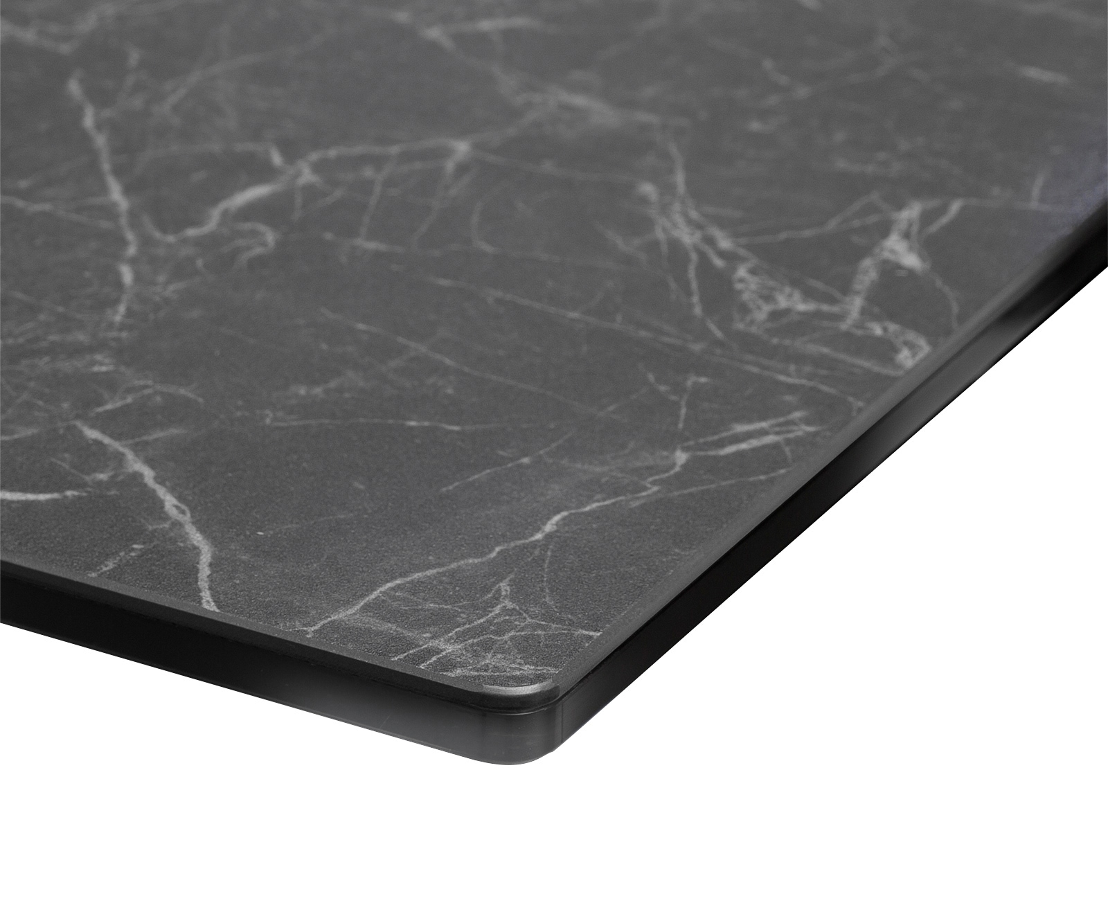 Eettafel Edge 200x100cm Laminam® keramiek grijs middenpoot vlak staal zilver 4 Eettafel Edge 200x100cm Laminam® keramiek grijs middenpoot vlak staal zilver 4