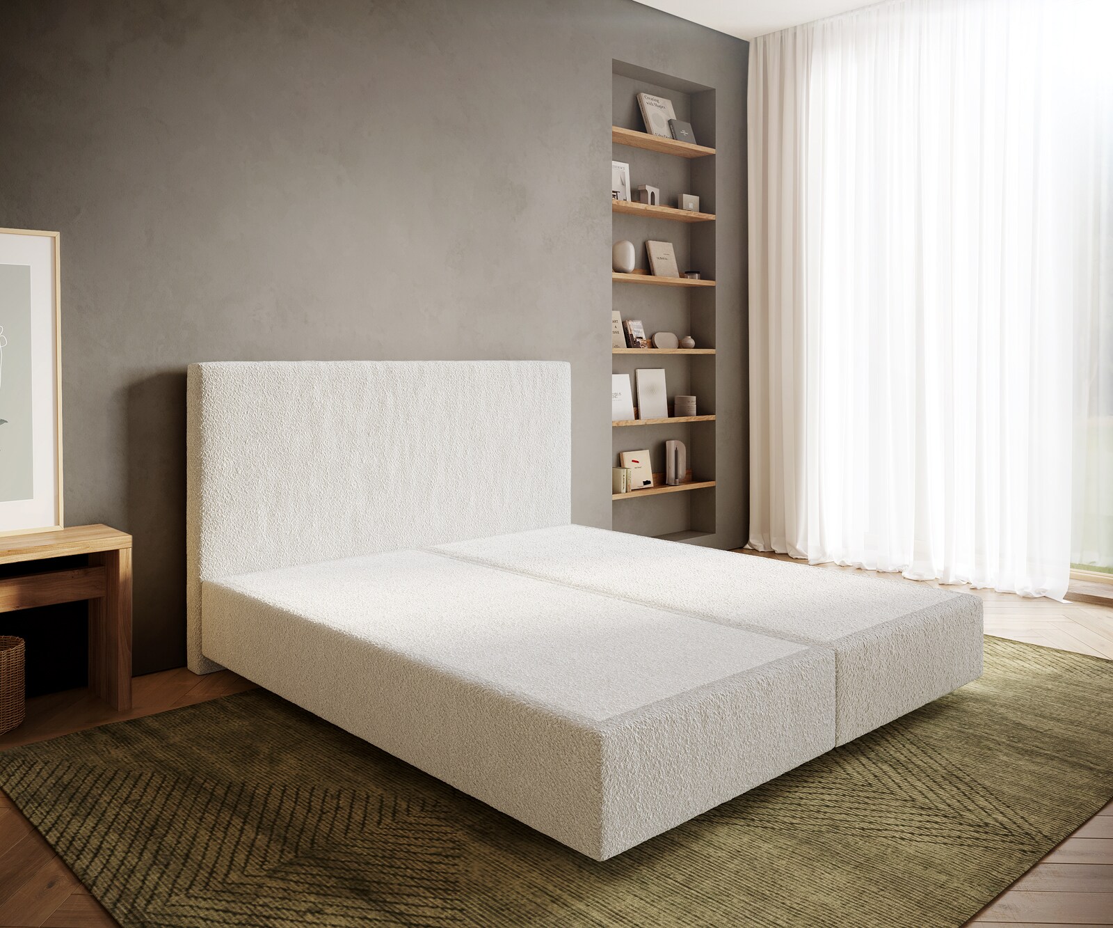 Boxspringframe Dream-Well zonder matras en topper bedframe 