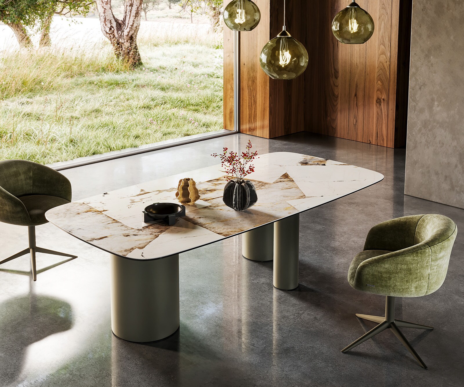 Eetkamertafel Edge Boot 240x120 keramiek Iris FMG Patagonia Lappato Troa metaal effectafwerking titaan 4 Eetkamertafel Edge Boot 240x120 keramiek Iris FMG Patagonia Lappato Troa metaal effectafwerking titaan 4