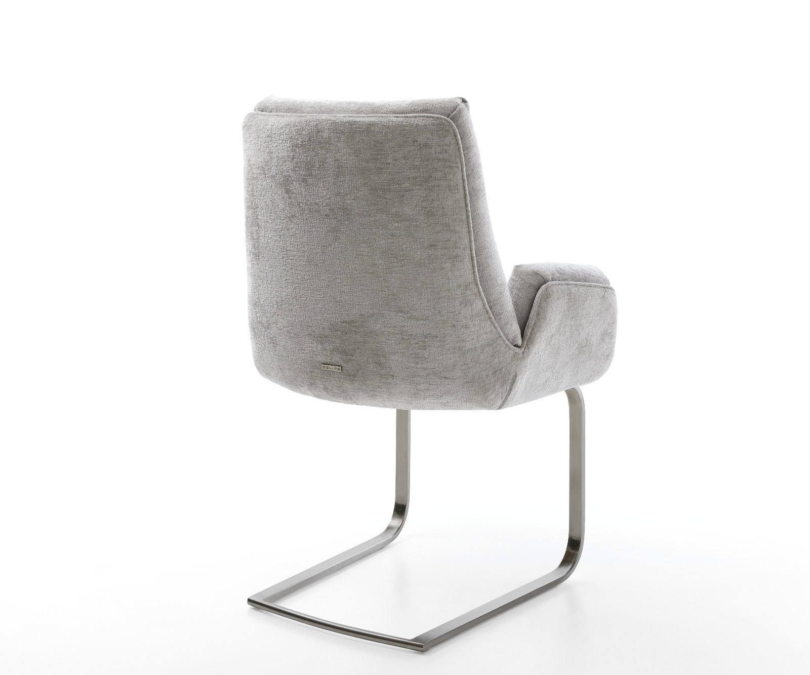 Sledemodel Clea-Flex chenille zilver grijs sledemodel vlak grafiet 5