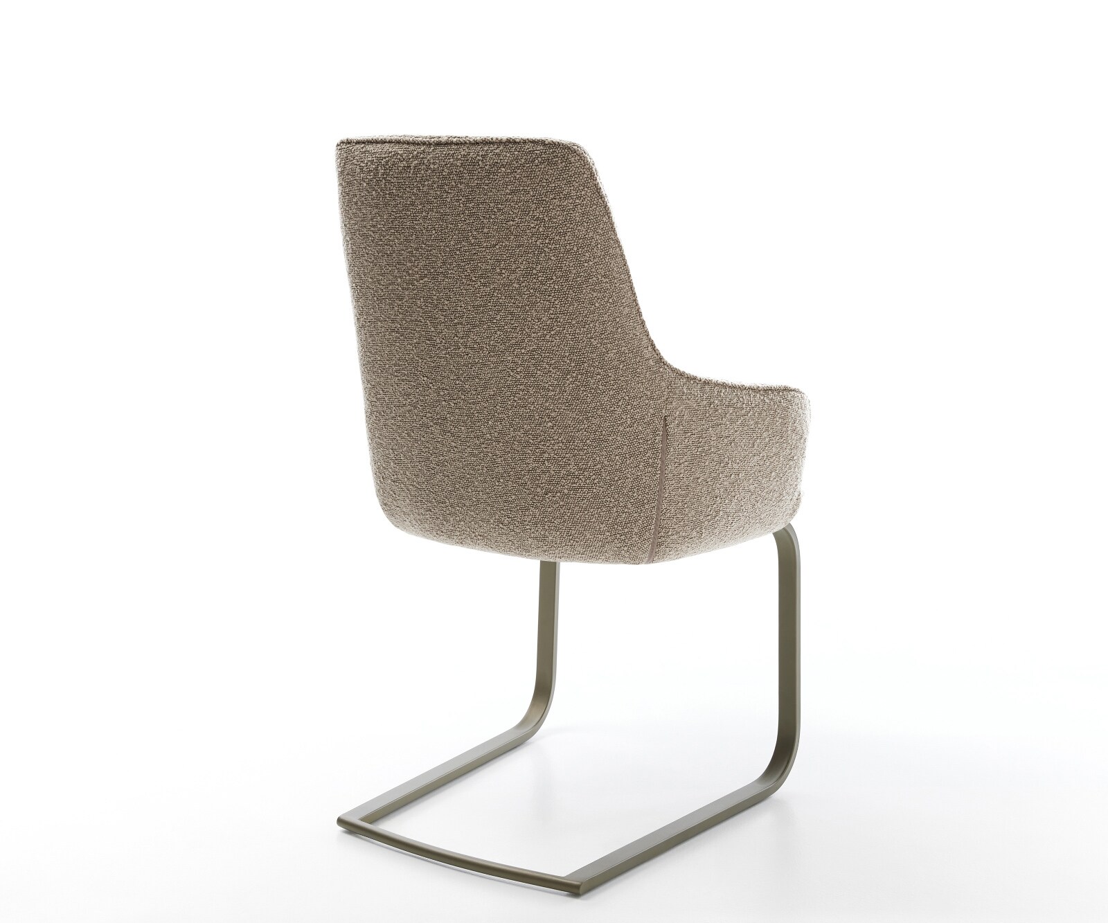 Sledemodel Zelia-Flex met armleuning bouclé mud sledemodel vlak afwerking met titanium pocketveer kern 4